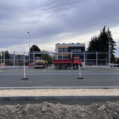 Przebudowa ul. Warszawskiej w Rzeszowie [listopad 2023] - fot 9